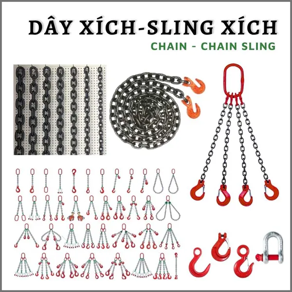 Sling Xích Cẩu Hàng Hai Chân G80/G100 