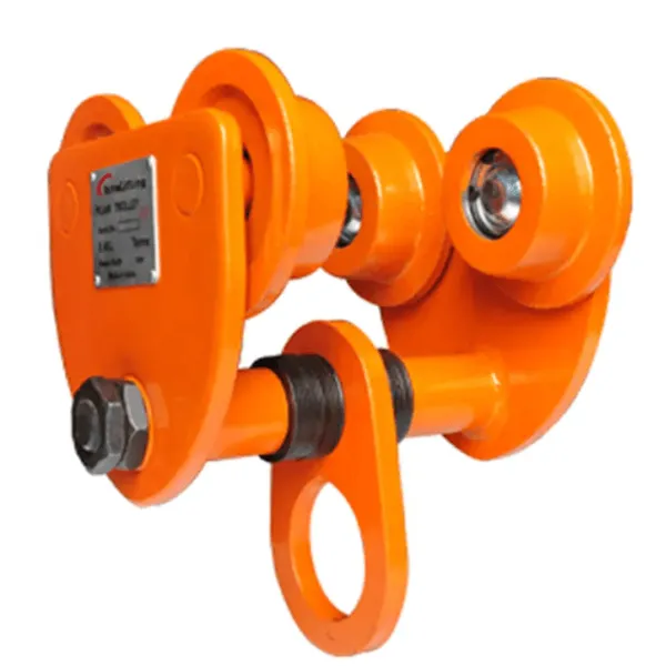 Con Chạy Đẩy Tay Treo Pa Lăng 1 Tấn, 2 Tấn, 3 Tấn, 5 Tấn (Rùa Đẩy Tay)