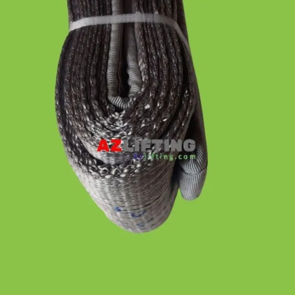 Dây cáp vải cẩu hàng bản dẹp 2 đầu mắt Hàn quốc 6:1  