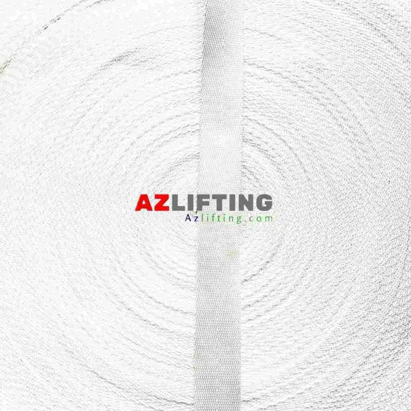 Dây đai vải polyester webbing 25mm Trắng