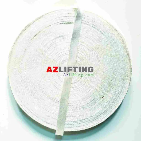 Dây đai vải polyester webbing 25mm Trắng