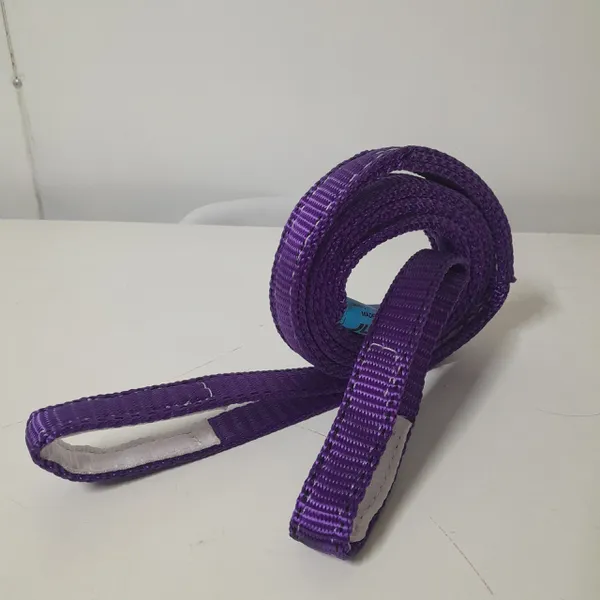 Cáp vải cẩu hàng bản dẹt 1 tấn 2 đầu mắt 6:1 – Webbing Sling