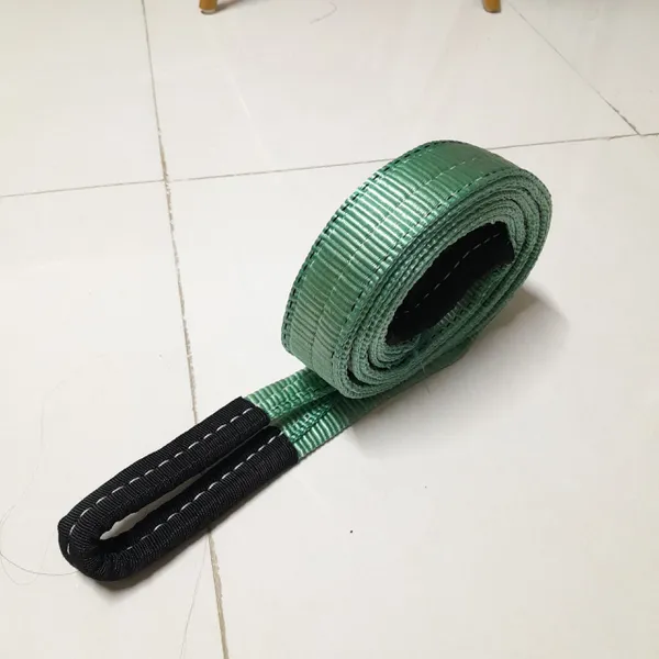 Cáp vải cẩu hàng bản dẹt 2 tấn 2 đầu mắt 6:1 – Webbing Sling