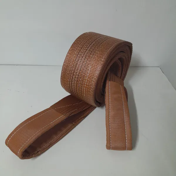 Cáp vải cẩu hàng bản dẹt 6 tấn 2 đầu mắt 6:1 – Webbing Sling