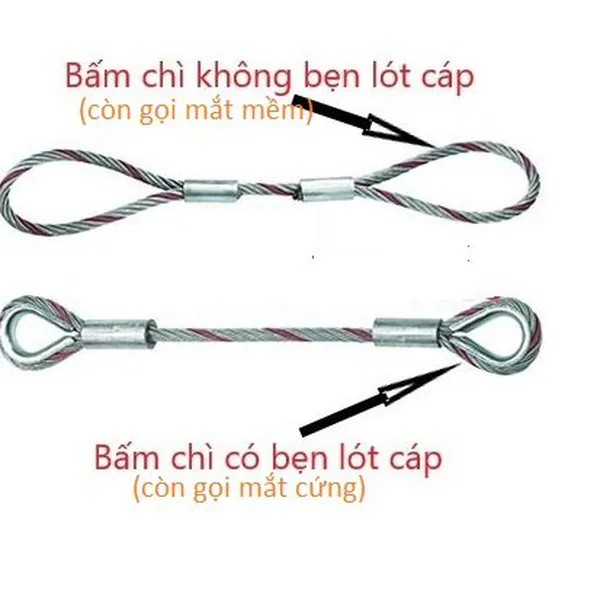 Sling Cáp Thép 1 Chân - Wire Rope Sling 1 Leg