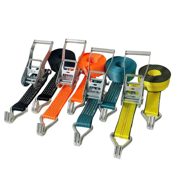 Dây chằng hàng tăng đơ bản 50mm 5 Tấn Móc J chuẩn Châu Âu