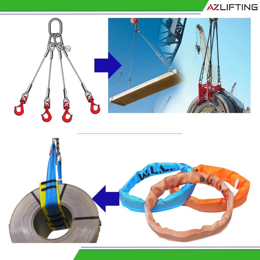 Dây cáp vải có ưu điểm gì so với cáp thép Dây cáp vải có ưu điểm gì so với cáp thép