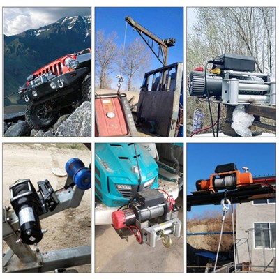 Ứng dụng thực tế của tời điện ắc quy 12V/24V Ứng dụng thực tế của tời điện ắc quy 12V/24V