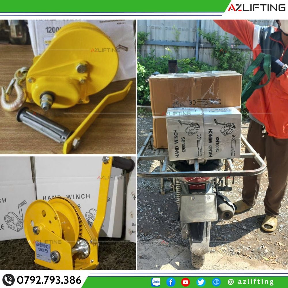 Bàn giao Đơn Hàng 20 Tời 1200lbs Cho Khách Công ty Bàn giao Đơn Hàng 20 Tời 1200lbs Cho Khách Công ty