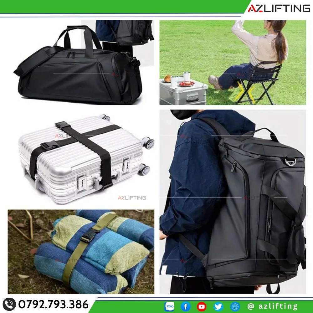 Ứng dụng dây đai PP sản xuất balo túi xách, chằng hàng nhẹ Ứng dụng dây đai PP sản xuất balo túi xách, chằng hàng nhẹ