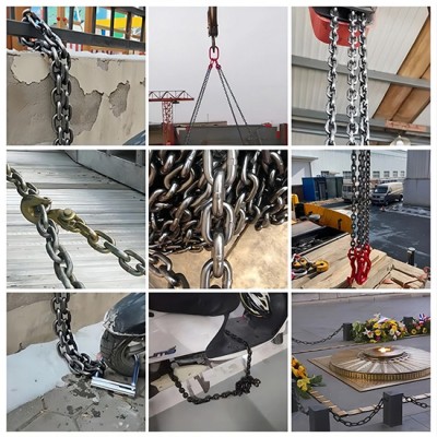 Ứng dụng Dây xích nâng đen G80 Ứng dụng Dây xích nâng đen G80