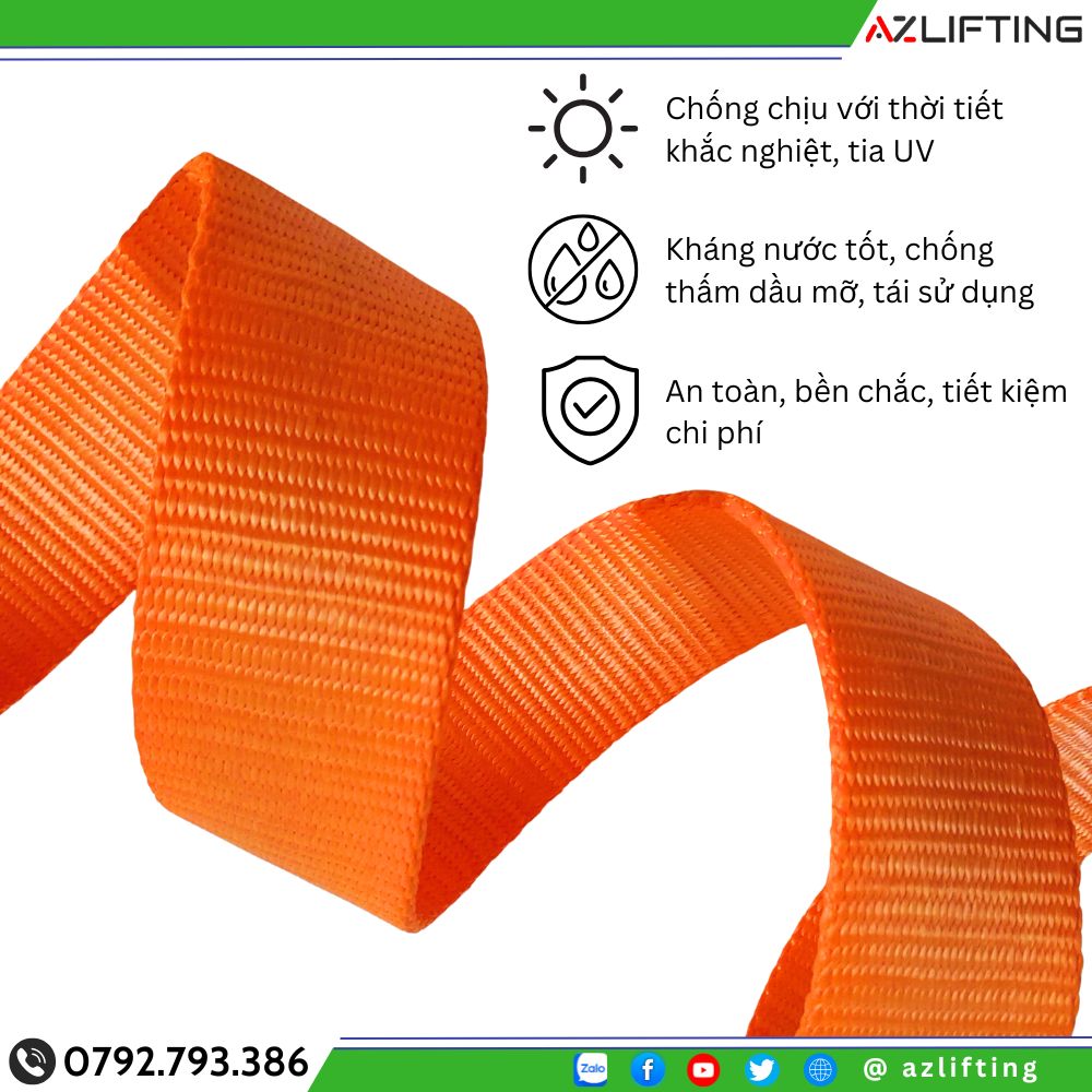 Ưu điểm nổi bật dây đai polyester Ưu điểm nổi bật dây đai polyester