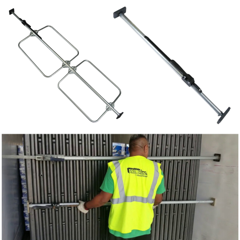 Thanh chắn thùng container chuyên dụng dùng để chặn, cố định và chống xê dịch hàng hóa trong container hoặc xe tải thùng kín Thanh chắn thùng container chuyên dụng dùng để chặn, cố định và chống xê dịch hàng hóa trong container hoặc xe tải thùng kín