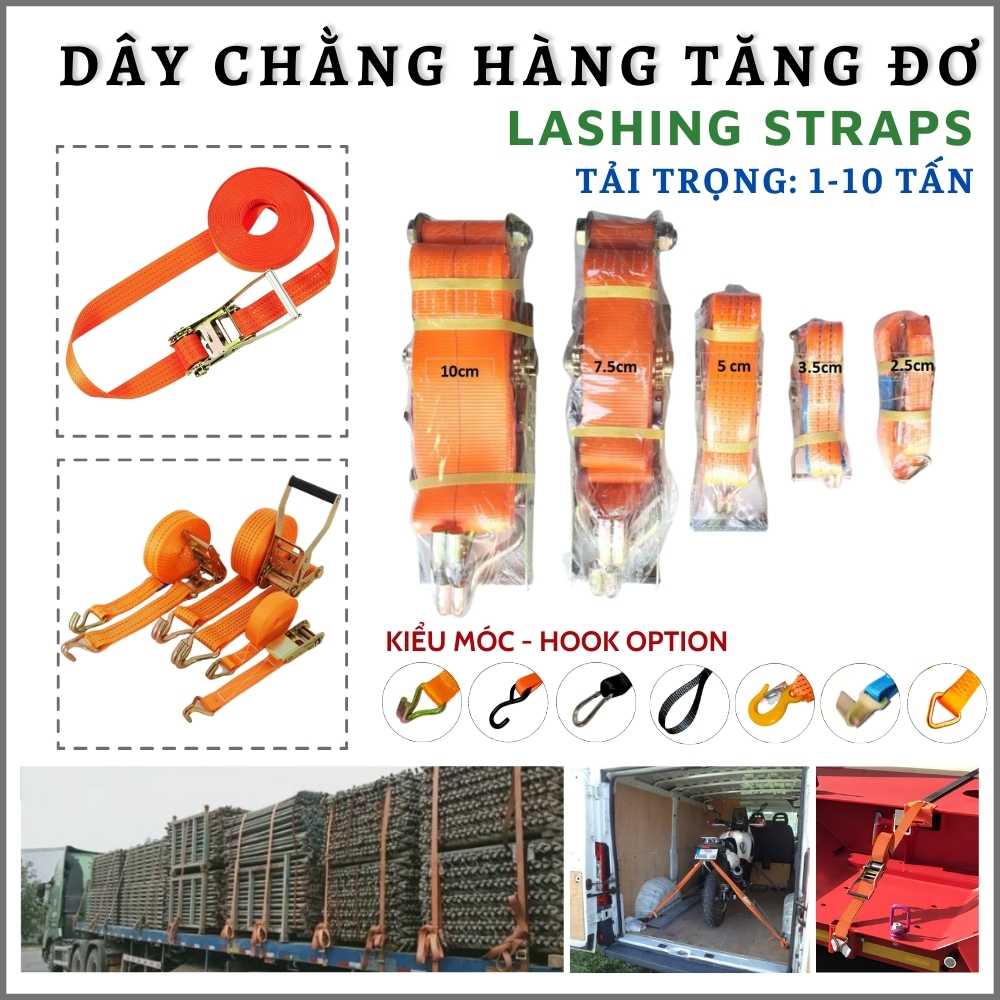 Một số loại dây chằng hàng tăng đơ phổ biến