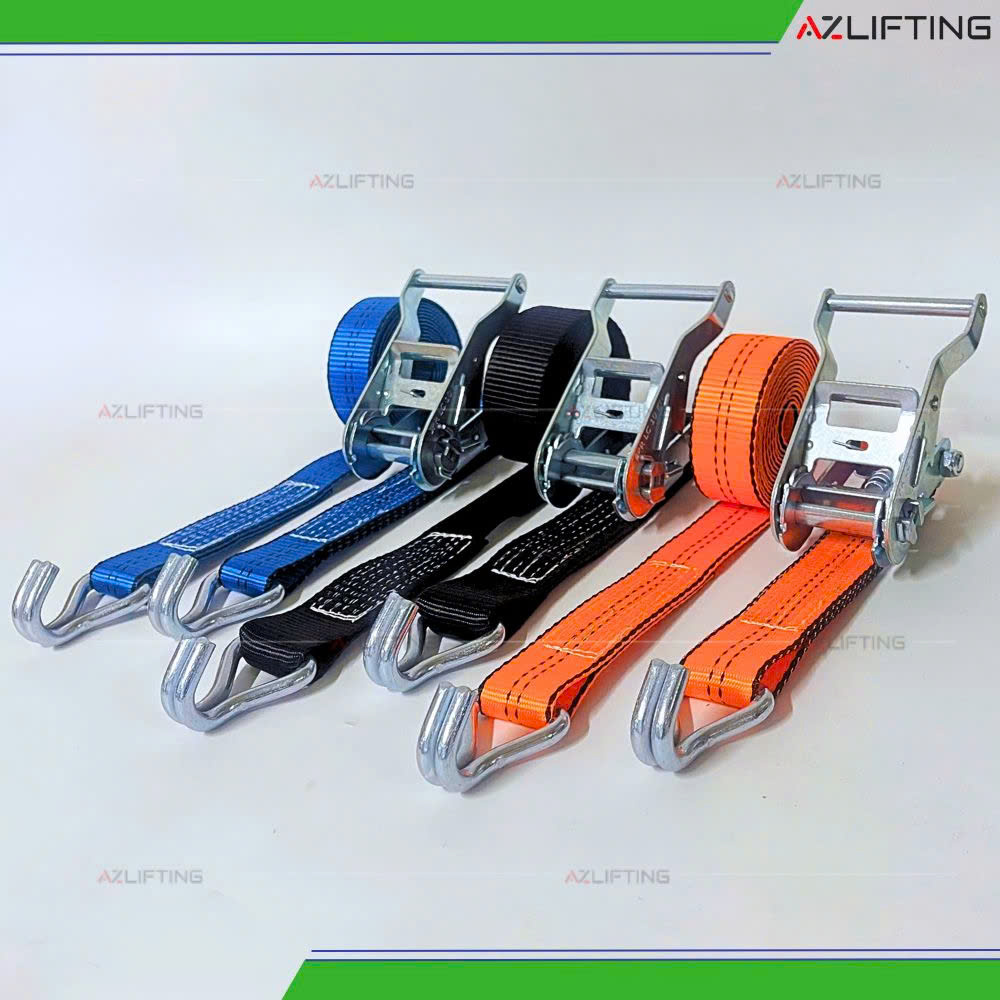 Dây Tăng Đơ Vải Chằng Hàng Bản 35mm 2 Tấn Dây Tăng Đơ Vải Chằng Hàng Bản 35mm 2 Tấn