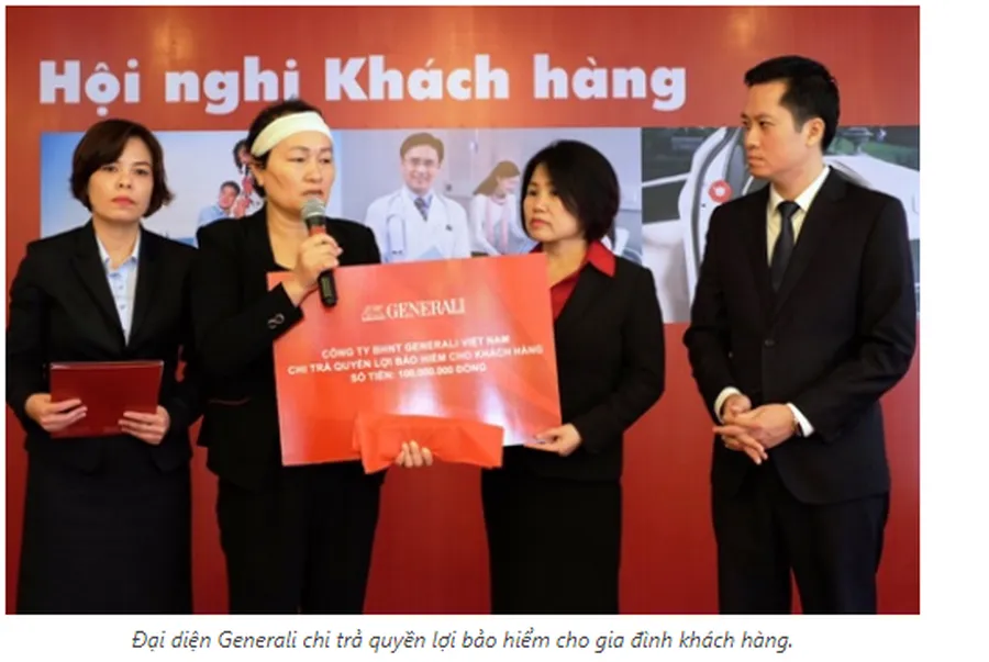 GENERALI CHI TRẢ BẢO HIỂM CHO KHÁCH HÀNG THIỆT MẠNG TRONG CƠN LŨ TẠI QUẢNG NINH