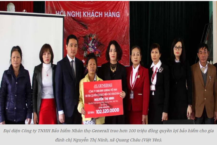 CHI TRẢ QUYỀN LỢI CHO BỆNH NHÂN MẮC BỆNH HIỂM NGHÈO THAM GIA BẢO HIỂM NHÂN THỌ GENERALI