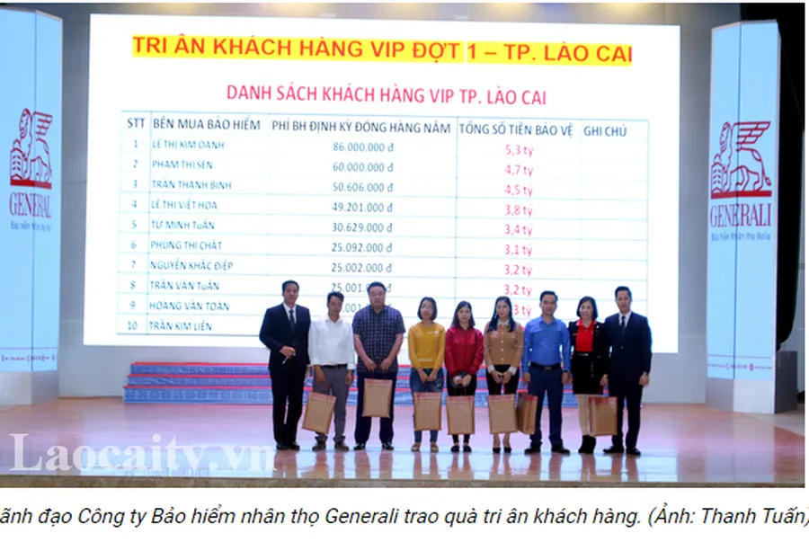 BẢO HIỂM GENERALI CHI TRẢ HƠN 1,1 TỶ ĐỒNG CHO KHÁCH HÀNG BỊ BỆNH HIỂM NGHÈO TẠI LÀO CAI