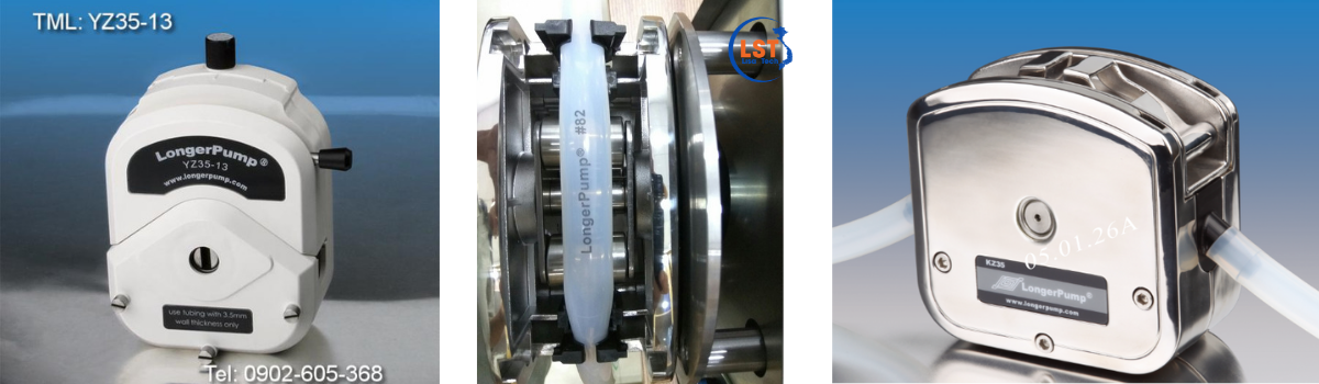 Đầu bơm KZ35 - YZ35 dùng cho bơm nhu động YT600-1J Đầu bơm KZ35 - YZ35 dùng cho bơm nhu động YT600-1J