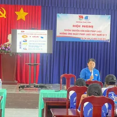 Phú Tân: Hội nghị Tuyên truyền văn bản pháp luật hưởng ứng ngày pháp luật Việt Nam 9/11