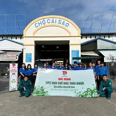 An Giang - Ra mắt mô hình Chợ và Trung tâm thương mại  hạn chế rác thải nhựa