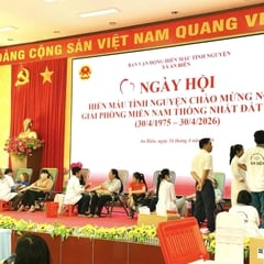 An Biên tổ chức Ngày hội hiến máu tình nguyện đợt I năm 2026