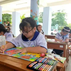 Nhà Thiếu nhi An Giang tổ chức thành công hội thi vẽ tranh “Thiếu nhi An Giang với Bác Tôn” năm 2024