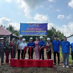 Giồng Riềng khởi công xây dựng Nhà Thanh niên trị giá 60 triệu đồng