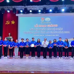 Tỉnh Đoàn và Sở Giáo dục và Đào tạo tổ chức thành công Lớp tập huấn Cán bộ Đoàn THPT tỉnh An Giang năm 2024