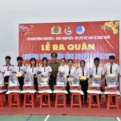 Tuổi trẻ xã Giang Thành ra quân Chương trình “Xuân tình nguyện” năm 2026