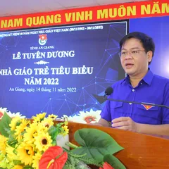 Tỉnh Đoàn An Giang tuyên dương 27 “Nhà giáo trẻ tiêu biểu”  cấp tỉnh năm 2022
