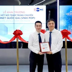 Chính thức khai trương điểm kết nối Trạm trung chuyển Internet quốc gia (VNIX PoP) tại CMC Telecom Data Center Tân Thuận