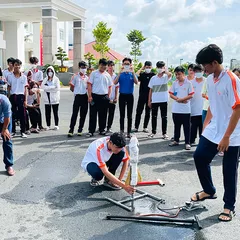 Sôi nổi Ngày hội sáng tạo trong thanh, thiếu niên TP. Long Xuyên