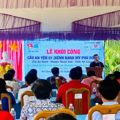 An Giang: Khởi công cầu An Yên số 01 (Kênh ranh Mỹ Phú Đông)