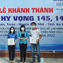 Khánh thành cầu Hy Vọng 145 và cầu Hy Vọng 147 xã Bình Phước Xuân