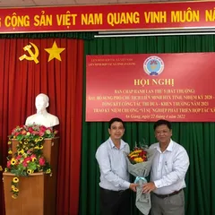 Đồng chí Nguyễn Văn Thành được bầu giữ chức vụ Phó Chủ tịch Liên minh Hợp tác xã tỉnh An Giang khóa VI, nhiệm kỳ 2020 - 2025