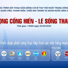 Bí thư thứ nhất Trung ương Đoàn đối thoại với đoàn viên, thanh thiếu nhi trong và ngoài nước