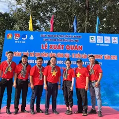 Tỉnh Đoàn An Giang tham gia hành trình “Tuổi trẻ Cụm sông Hậu với biển, đảo quê hương” năm 2022