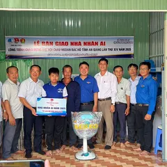 An Giang: Khánh thành 05 căn nhà nhân ái cho Đoàn viên, thanh thiếu nhi
