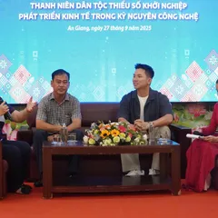 Chương trình Toạ đàm Thanh niên dân tộc thiểu số khởi nghiệp phát triển kinh tế - xã hội trong kỷ nguyên công nghệ.