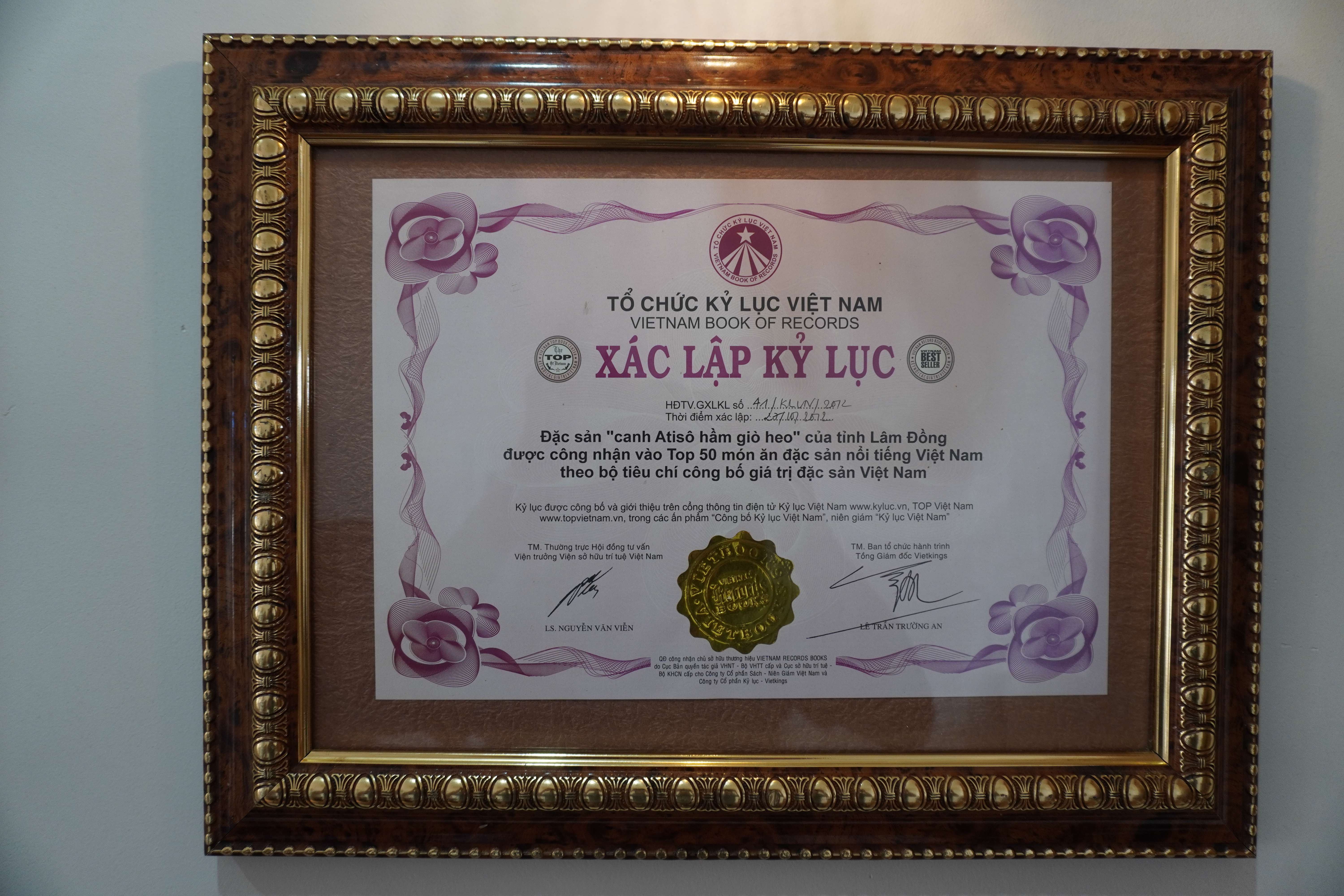 Kỷ lục top 50 món ăn Việt Nam Kỷ lục top 50 món ăn Việt Nam