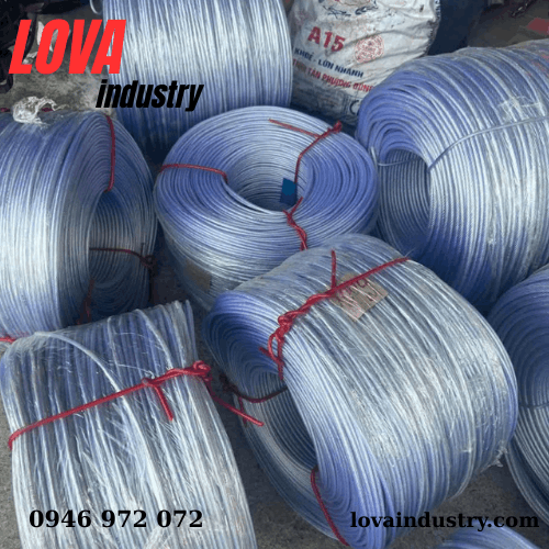 Cáp thép bọc nhựa phi 10mm Cáp thép bọc nhựa phi 10mm