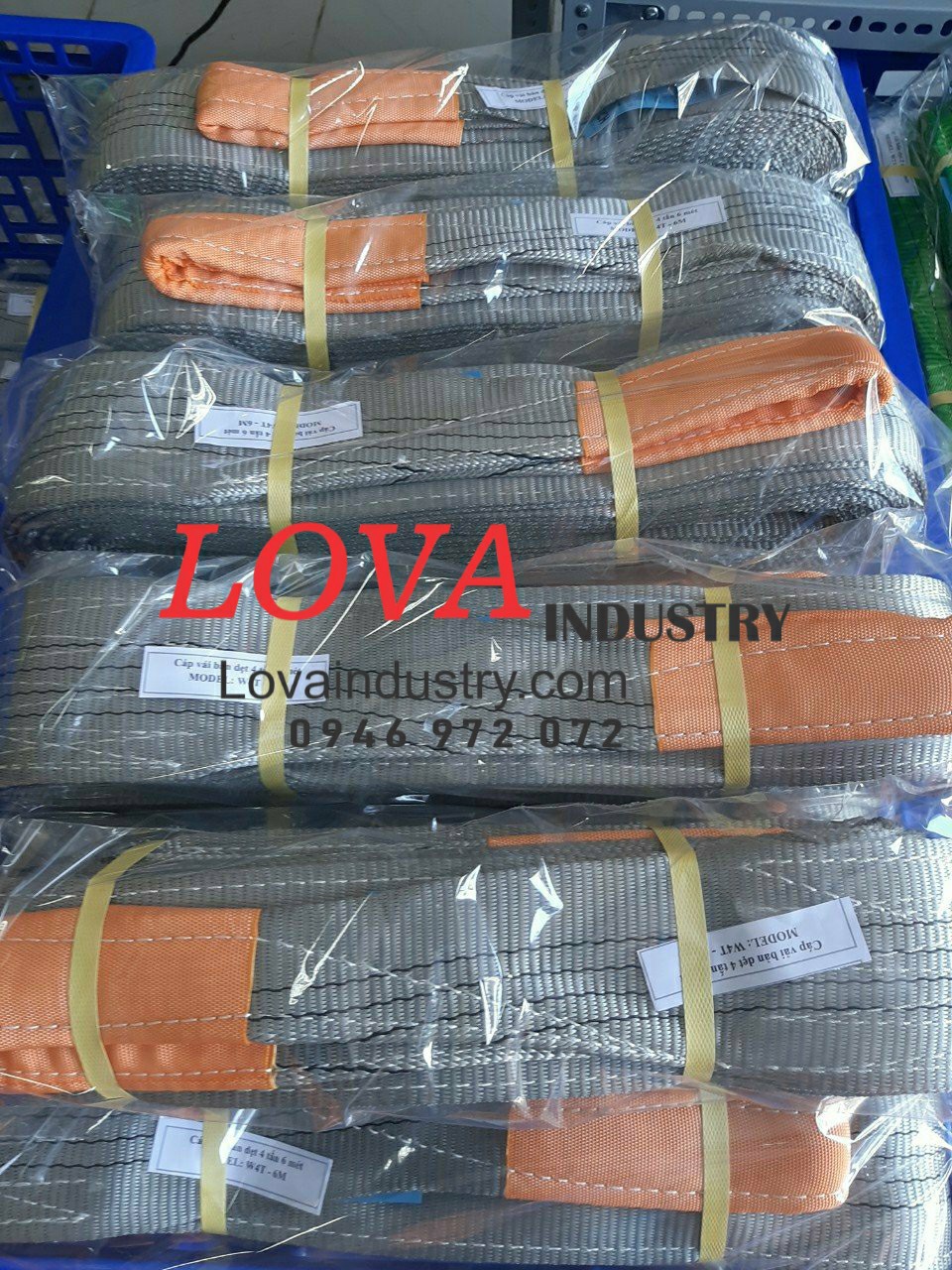 Dây Cáp Vải Cẩu Hàng 4 Tấn Bản Dẹp Lova Tại TP. HCM Dây Cáp Vải Cẩu Hàng 4 Tấn Bản Dẹp Lova Tại TP. HCM