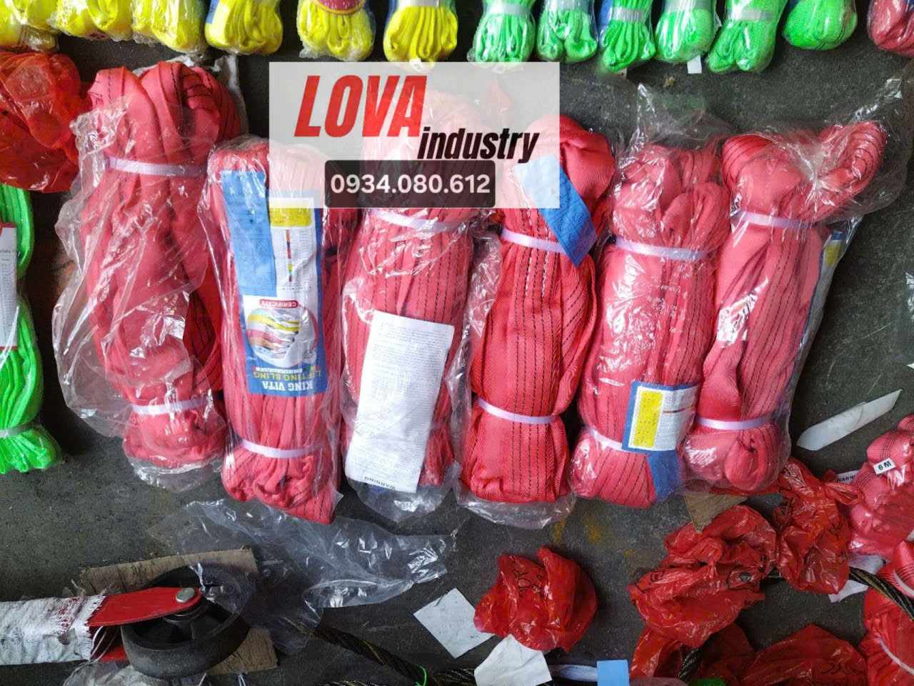 Cáp vải tròn cẩu hàng 3 Tấn 5 Tấn Cáp vải tròn cẩu hàng 3 Tấn 5 Tấn