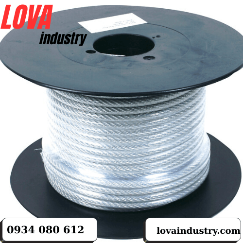 DÂY CÁP THÉP BỌC NHỰA PHI 6MM DÂY CÁP THÉP BỌC NHỰA PHI 6MM