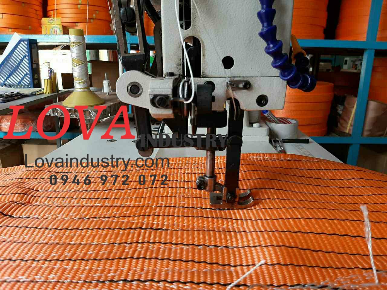 Dây cáp vải cẩu hàng bản dẹt 20 tấn 6 mét Dây cáp vải cẩu hàng bản dẹt 20 tấn 6 mét