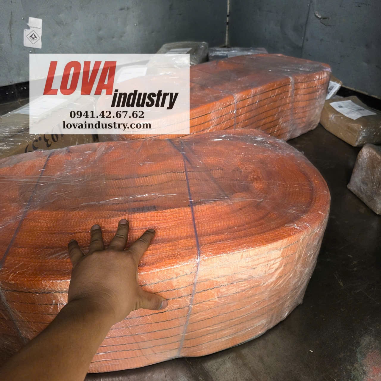 Dây cáp vải cẩu hàng bản dẹp 30 Tấn Dây cáp vải cẩu hàng bản dẹp 30 Tấn