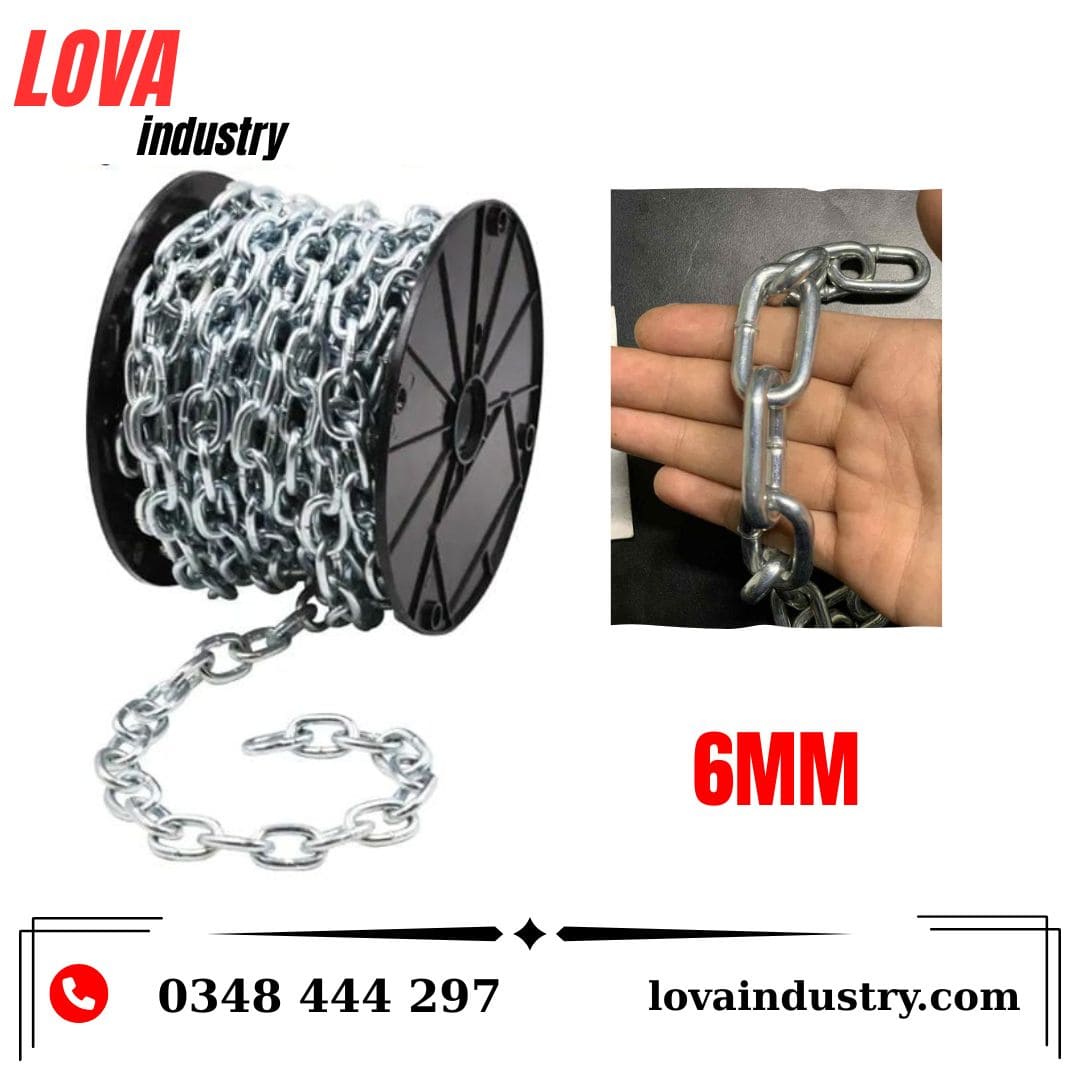 DÂY XÍCH MẠ KẼM PHI 6MM