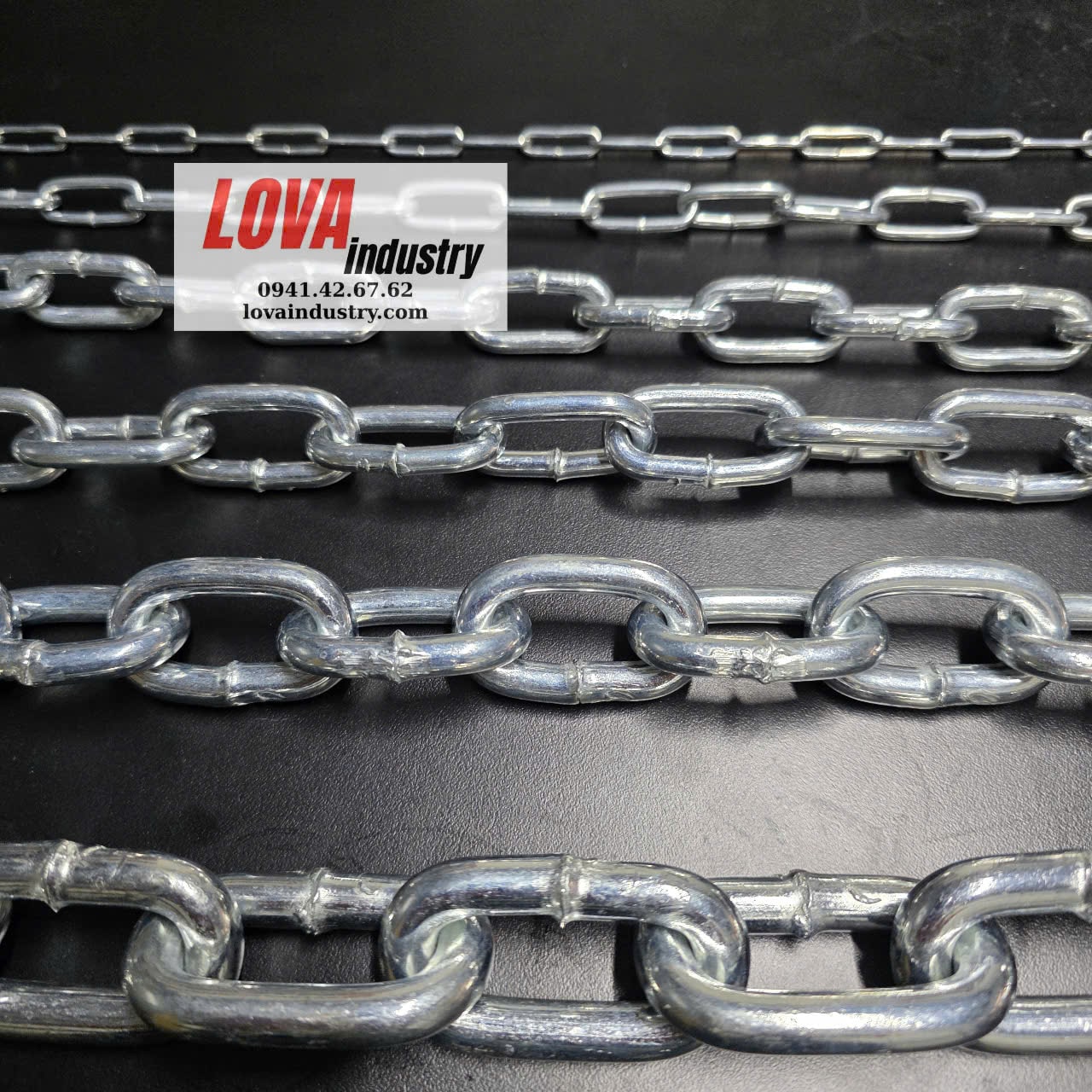 Dây xích mạ kẽm chống set Dây xích mạ kẽm chống set