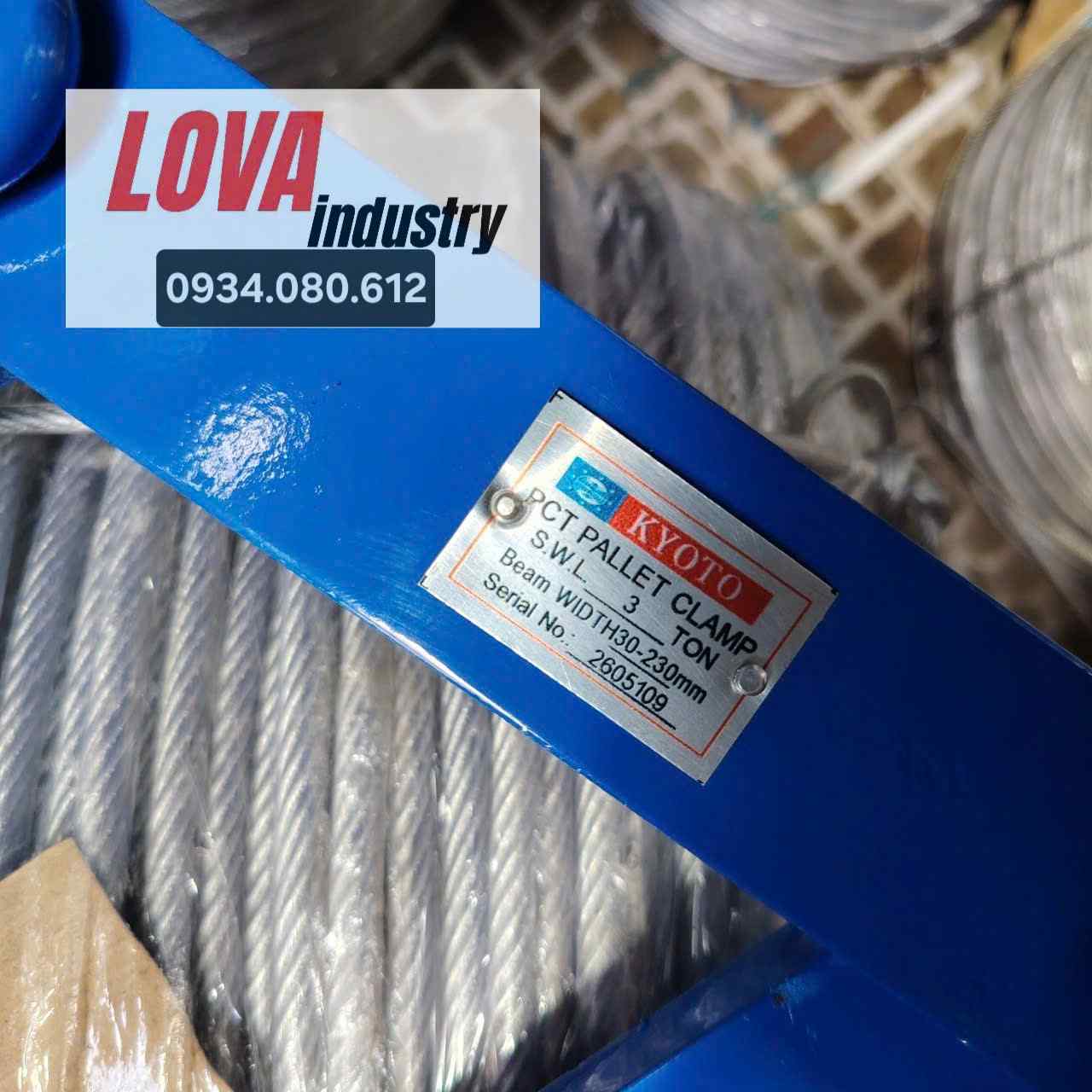 Kẹp kéo pallet 3 tấn kyoto Kẹp kéo pallet 3 tấn kyoto